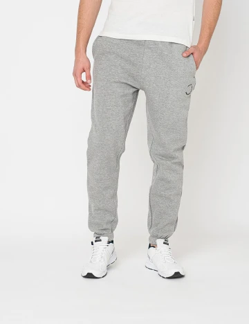 Pantaloni !Solid, gri, XXL