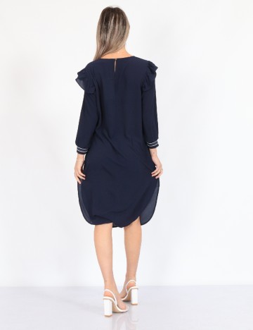 Rochie medie Kaffe, bleumarin