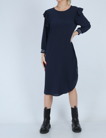 Rochie  Scurta Kaffe, bleumarin, 38