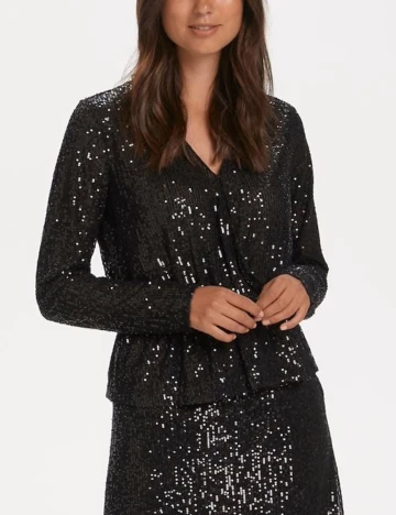Bluza Part Two, negru, XL