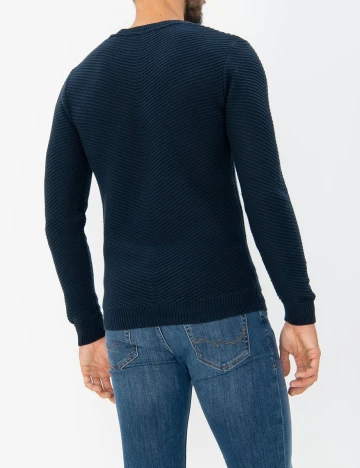 Bluza !Solid, bleumarin, XXL