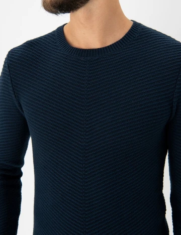 Bluza !Solid, bleumarin, XXL