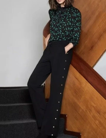 Pantaloni Fransa, negru, 40