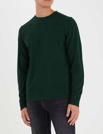 Bluza Casual Friday, verde inchis, XXL