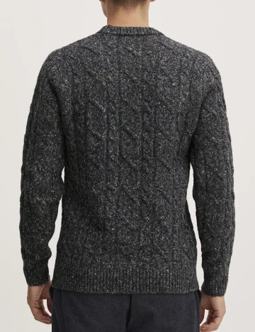 Pulover Casual Friday, gri inchis, XL
