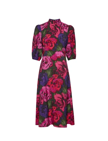 Rochie medie b.young, floral, 38