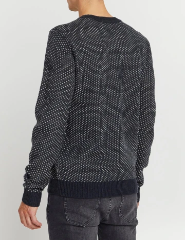 Pulover Casual Friday, bleumarin inchis, L Alb