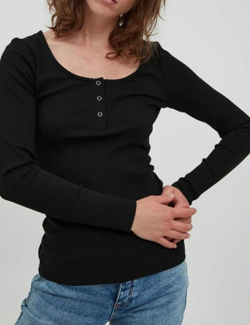 Bluza Ichi, negru, XS Negru