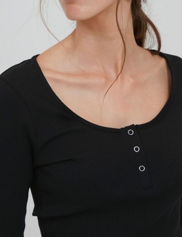 Bluza Ichi, negru, XS