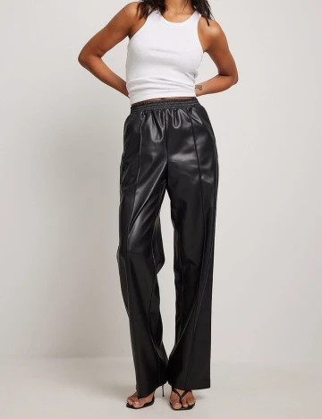 Pantaloni NA-KD, negru, 36