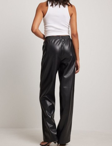 Pantaloni NA-KD, negru, 36