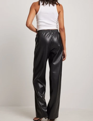 Pantaloni NA-KD, negru, 36