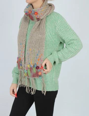 Fular Harmony Culture, bej, ONE SIZE