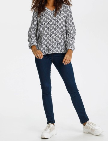 Bluza Kaffe, alb, 36