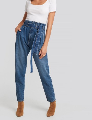 Blugi NA-KD, albastru, 38