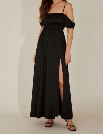Rochie lunga NA-KD, negru, 32 Negru
