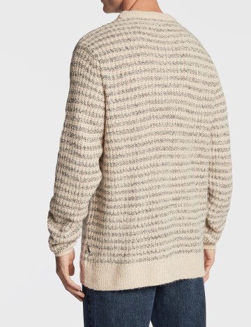 Pulover Casual Friday, crem, XL