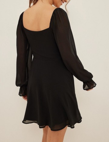 Rochie scurta NA-KD, negru, 32