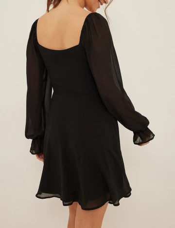 Rochie scurta NA-KD, negru, 32