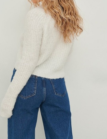 Cardigan NA-KD, alb, XS