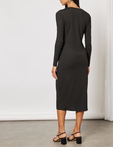 Rochie medie NA-KD, negru, M