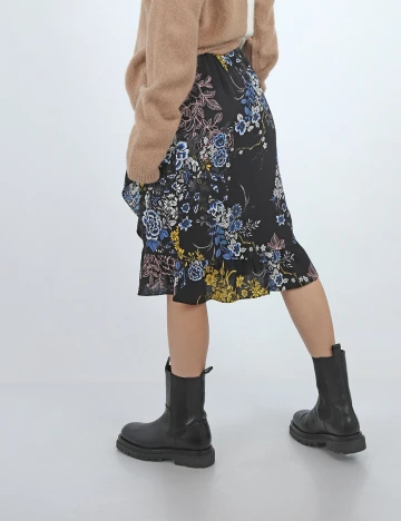 Fusta Fransa, negru, XS