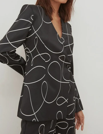 Sacou NA-KD, negru, 36