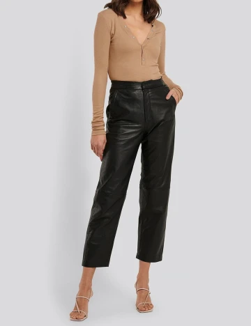 Bluza NA-KD, maro deschis, S Maro