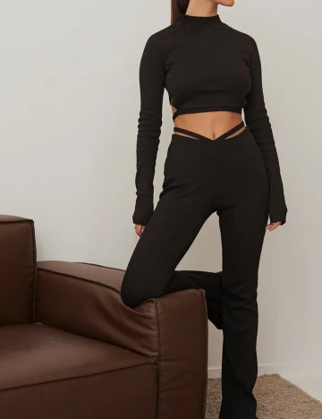 Top NA-KD, negru, XXS
