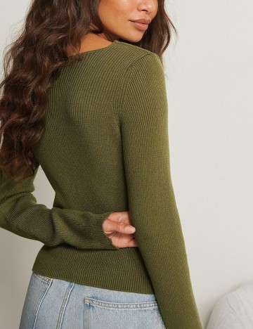 Bluza NA-KD, verde, XS