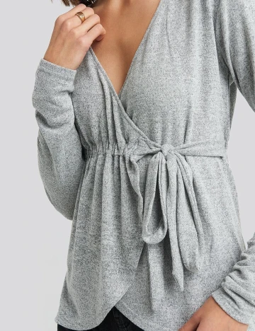 Bluza NA-KD, gri, S Gri