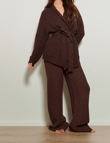 Pantaloni NA-KD, maro, S/M
