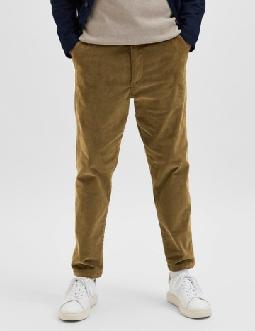 Pantaloni Selected, kaki, W34/L34