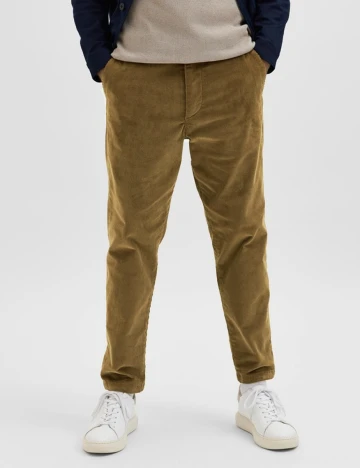 Pantaloni Selected, kaki, W34/L34