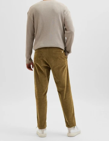 Pantaloni Selected, kaki, W34/L34