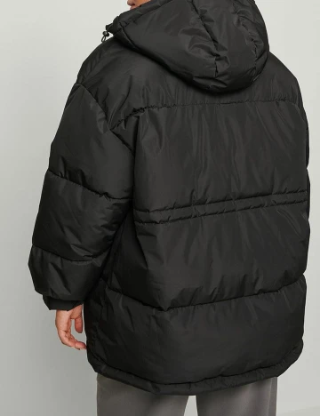 Geaca NA-KD Plus Size, negru