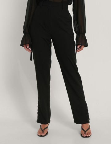 Pantaloni NA-KD, negru, 36