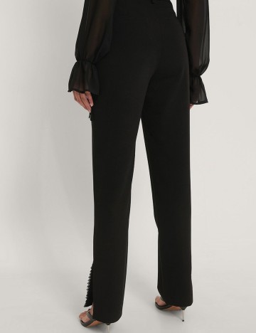 Pantaloni NA-KD, negru, 36