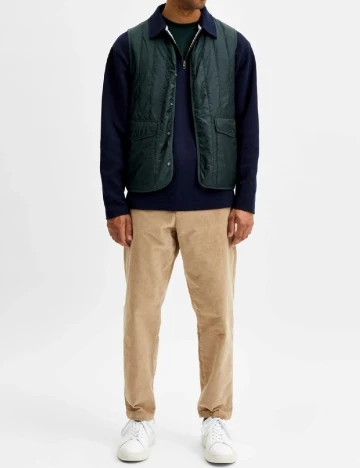 Pantaloni Selected, crem, W34/L34