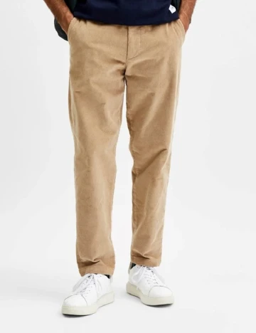 Pantaloni Selected, crem, W34/L34