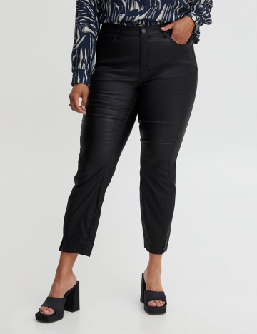 Pantaloni Fransa Curve, negru
