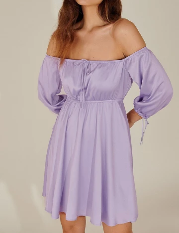 Rochie scurta NA-KD, mov, 34 Mov