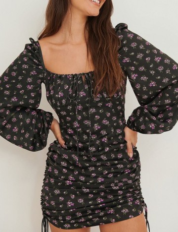 Rochie scurta NA-KD, negru, 38
