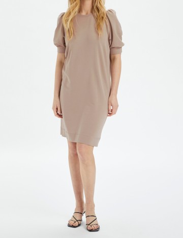 Rochie scurta Soaked In Luxury, maro, XL