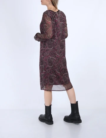 Rochie scurta Bon a Parte, pruna, S