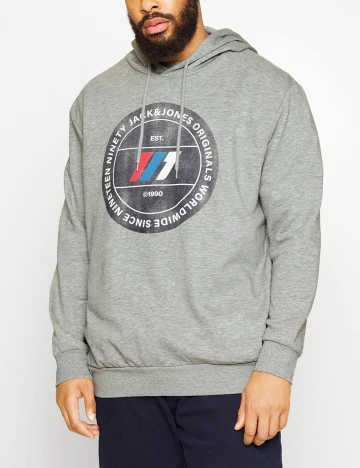 Set Hanorace Jack&Jones, gri/bleumarin, XS