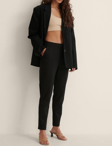 Pantaloni NA-KD, negru, 36