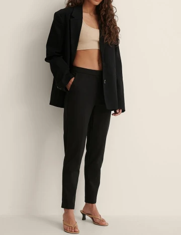 Pantaloni NA-KD, negru, 36