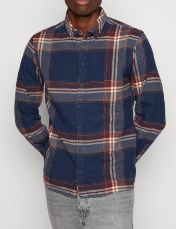 Camasa BLEND, bleumarin, S