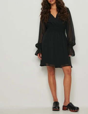 Rochie scurta NA-KD, negru, 36